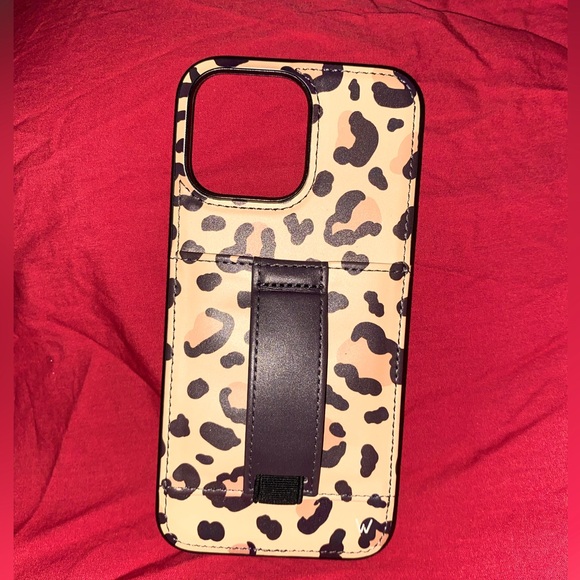Walli Other - Walli iPhone 14 Pro Max Case in Brown Leopard print